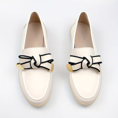 Bowknot Loafers Slip On Walking Shoes for Women