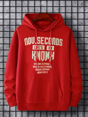 Men's Letters Print Hoodie Spring Fall Sweatshirt