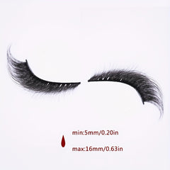 5 Pairs Fox Eye False Eyelashes 16mm Natural Volume Curly Makeup Lash Extension