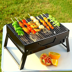Gorworks Stainless Steel Portable Charcoal BBQ Grill - Outdoor & Indoor Use