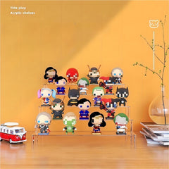 Acrylic Ladder Display Rack for Collectibles and Perfume