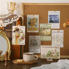 30pcs Romantic Decorative Cards Wall Style Room Decoration Cards