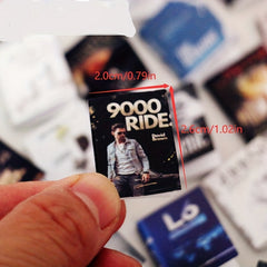 1pc Dollhouse Book Mini Page Turner Book Pocket Magazine Dolls House Accessories