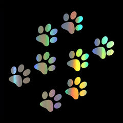 Cat Paw Print Sticker Boat Decal Dog Footprint Car Sticker