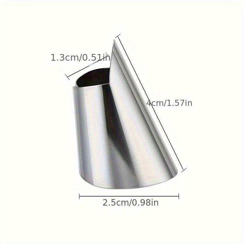 5pcs Stainless Steel Vegetable Nail Finger Guard Finger Tip Protector