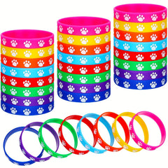 Dog Claw Pattern Silicone Bracelet Elastic Bracelet