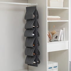 Hanging Shoes Storage Bags Double Layer Durable Space Saving Organizer