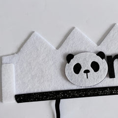Panda 1st Birthday Crown Party Supplies For Photo Props