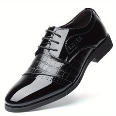 Men's Lace Up Derby Shoes Business Formal Wedding Events