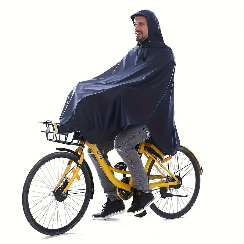 Waterproof Raincoat With Hood Outdoor Cycling Raincoat Thickened