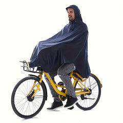 Waterproof Raincoat With Hood Outdoor Cycling Raincoat Thickened