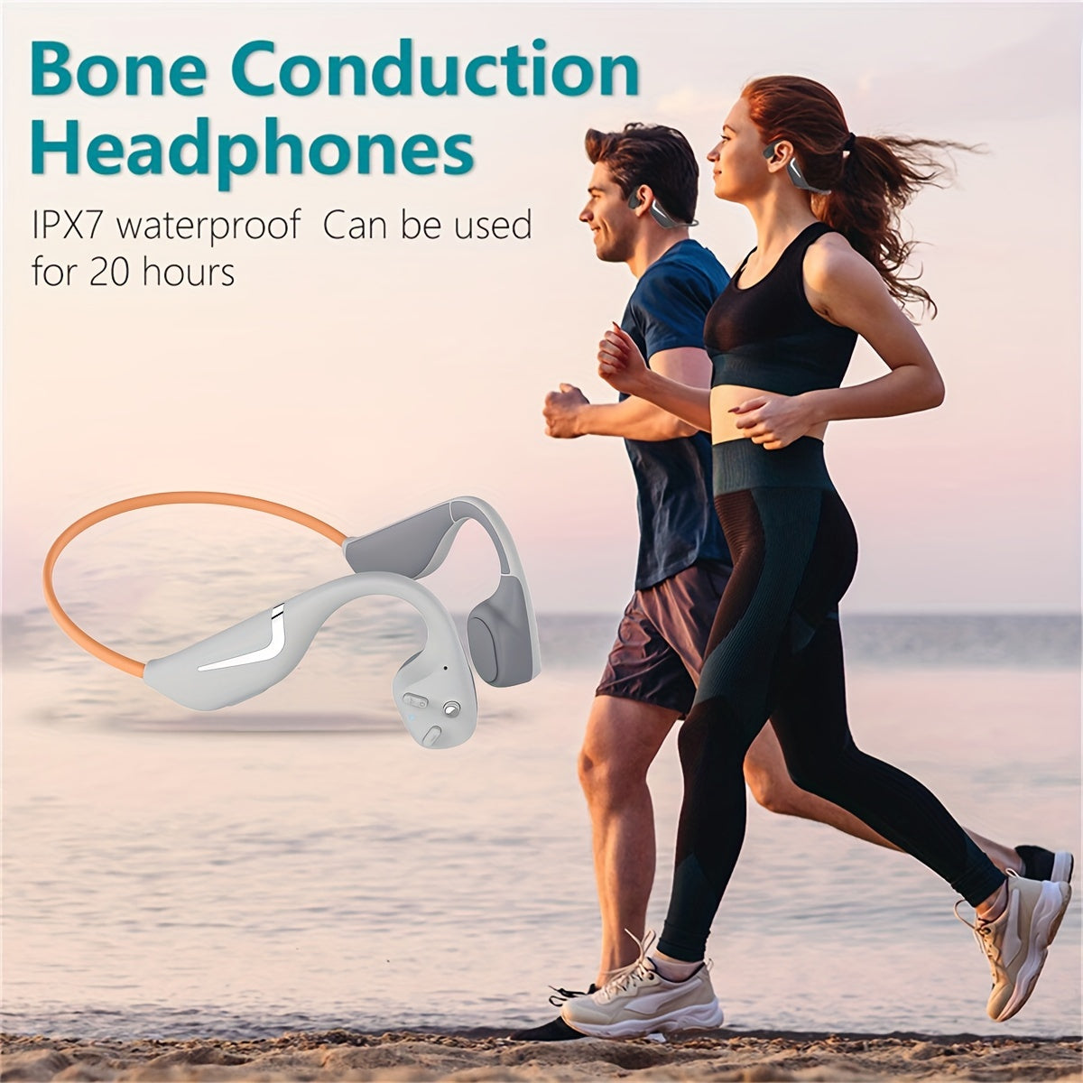 Waterproof Bone Conduction Headphones for Outdoor Sports