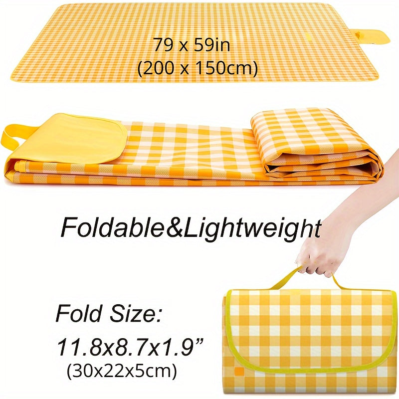 Waterproof Extra Large Picnic Beach Mat Portable Travel Blanket