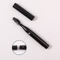 Mini Eyebrow Brush Eyelash Comb Mascara Wand Applicator Eye Brushes with Cap