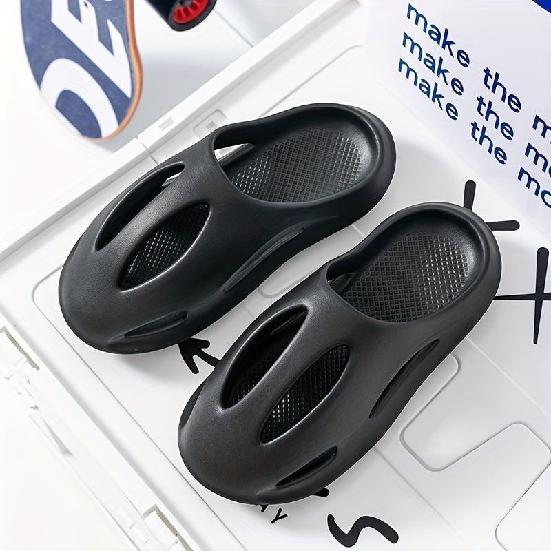 Men's Anti-skid Slides Hollow Out Platform Slippers
