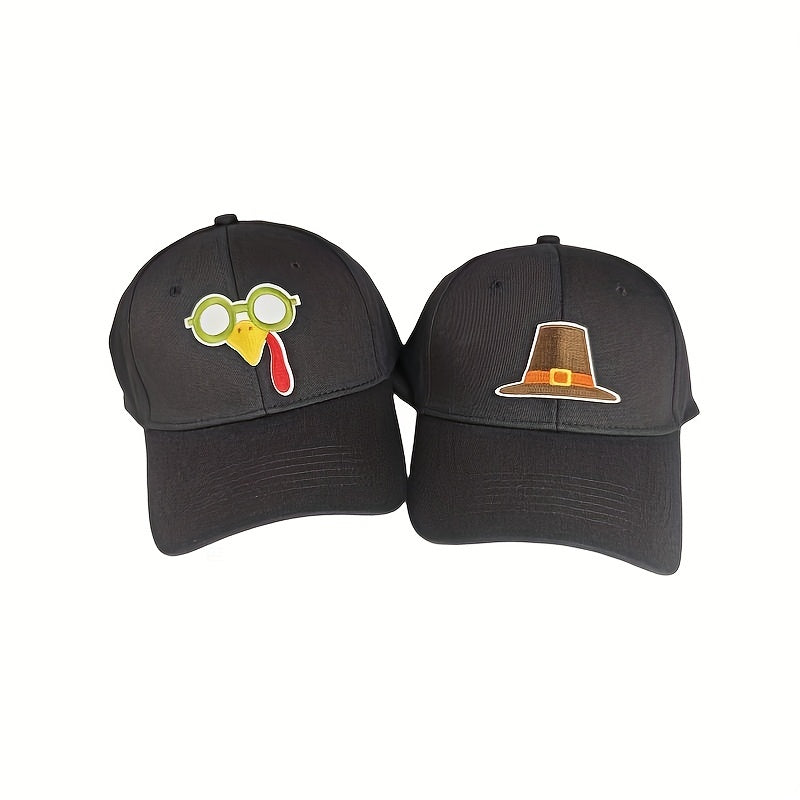 Cartoon Patch Baseball Cap Casual Unisex Adjustable Sun Hat Dad Hat