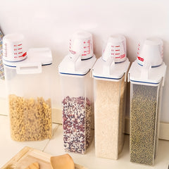 1pc Sealed Grain Storage Box Rice Beans Kitchen Storage Tank