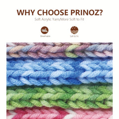 Colored Yarn Set for Crocheting & Knitting - 50g Acrylic Yarn