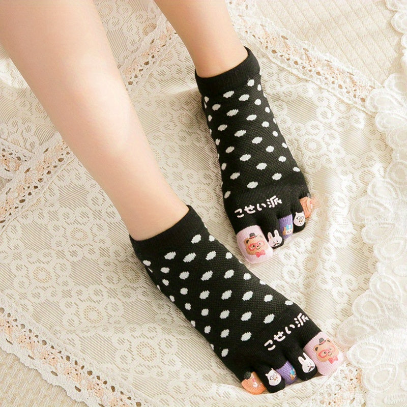 Polka Dot Yoga Fitness Socks Women's Stockings