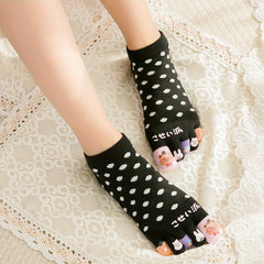 Polka Dot Yoga Fitness Socks Women's Stockings