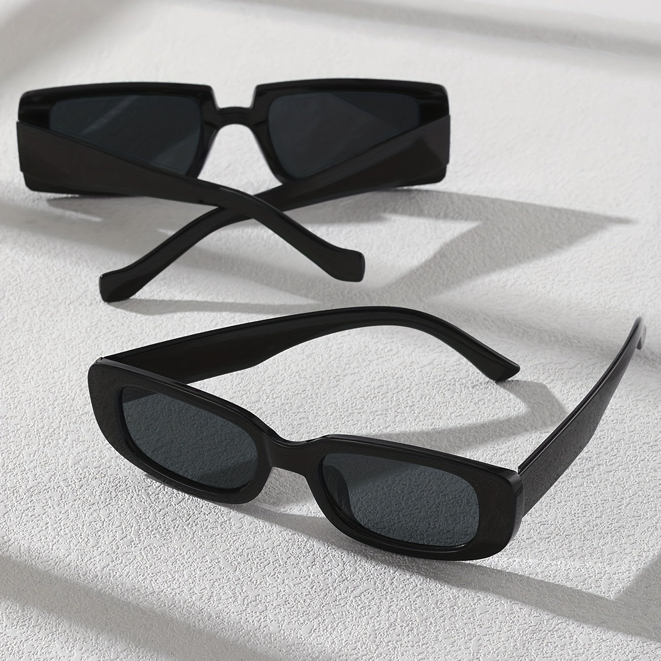 2pcs Men's Small Frame Sports Sunglasses UV Protection