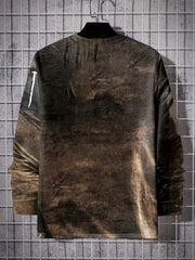 CHRIST FOLLOWER Print Men's Long Sleeve Vintage Novelty T shirt
