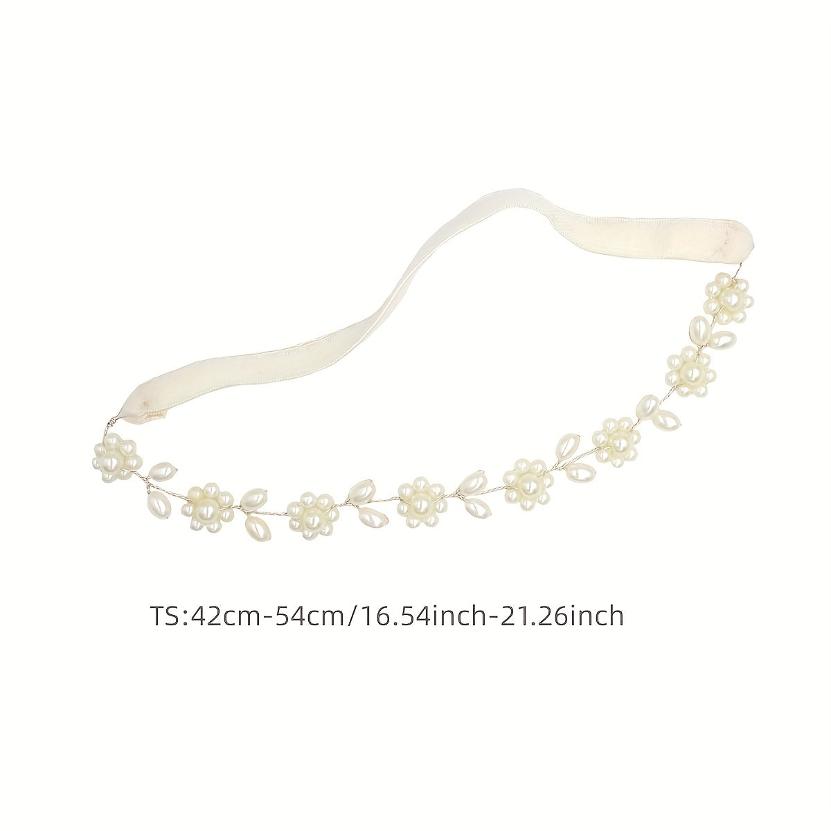 Sexy Faux Pearl Leg Thigh Chain Adjustable Elastic Body Jewelry