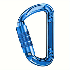 1pc 12KN Auto Lock Carabiner Clips for Keychain Hammock Hiking Dog Camping
