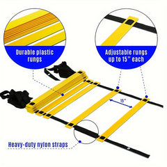 8-Section Football Training Rope Ladder Speed Equipment