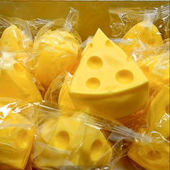Cheese Pinch Toy Soft Rubber Slow Rebound Vent Ball Novelty Toy