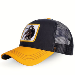 Men's Animal Patch Snapback Baseball Cap