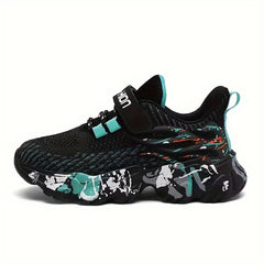 Boy's Running Shoes Anti skid Breathable Sneakers For School