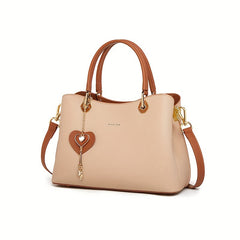 Vintage Style Large Capacity Handbag Casual Tote Ladies Top Handle Shoulder Bag