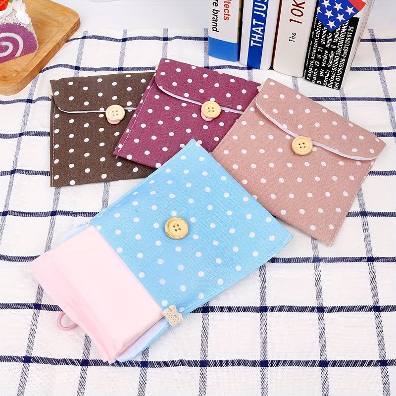Tampon Storage Bag Portable Sanitary Napkin Pad Bag Household Storage Organizer