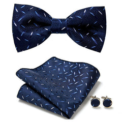 Men's Creative Bow Tie Set For Wedding Party