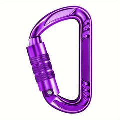 1pc 12KN Auto Lock Carabiner Clips for Keychain Hammock Hiking Dog Camping