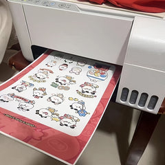 25 Sheets Label Printing Paper A4 Stickers for Laser Inkjet Printers