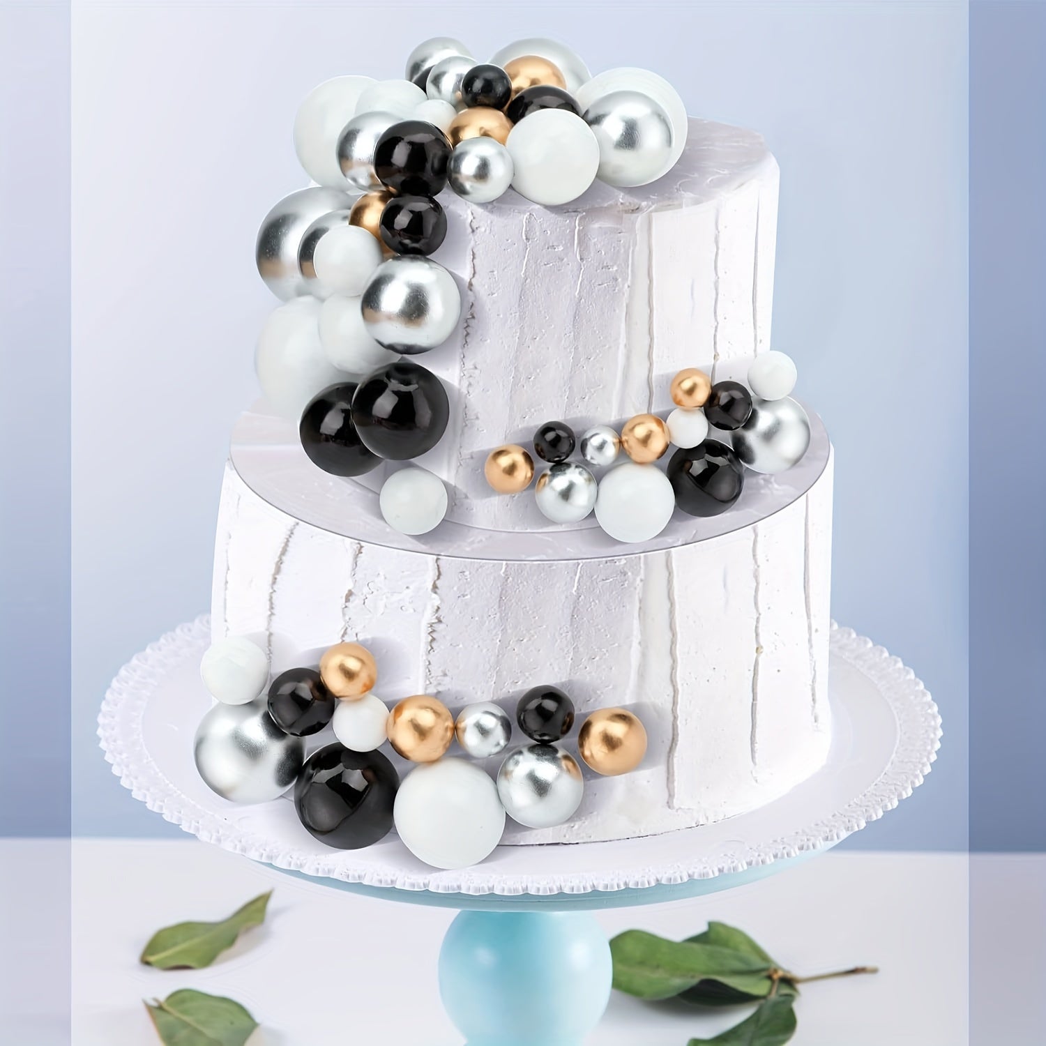 108pcs Cake Insert Topper Foam Cake Ball Baking Decoration
