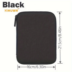 Gray Digital Storage Bag USB Data Cable Organizer Earphone Wire Bag