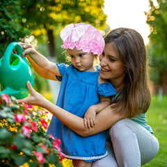 Girls Bow Sleep Bonnet Hat for Long Hair