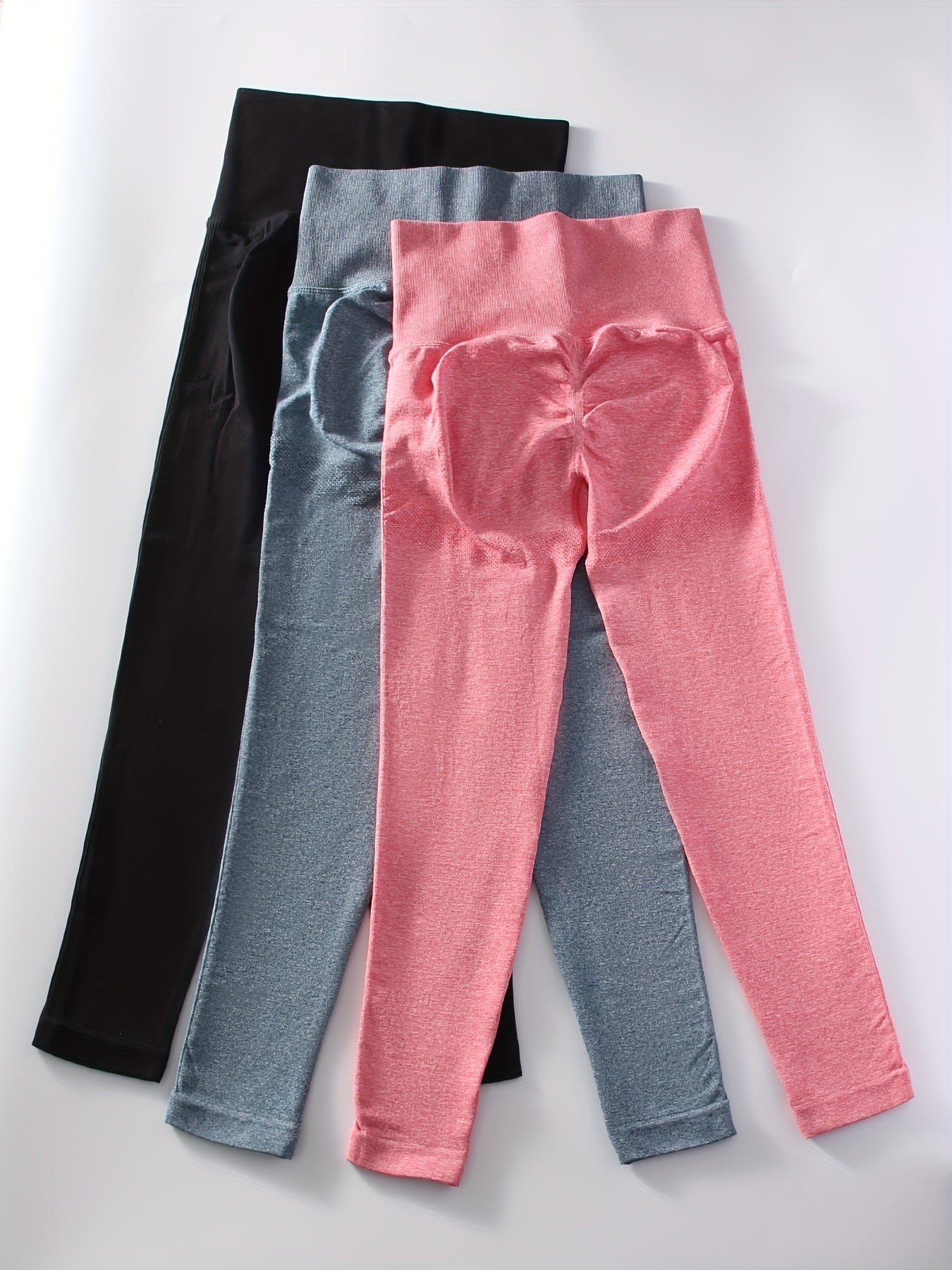 3pcs High Waist Yoga Leggings Fitness Tight Pants