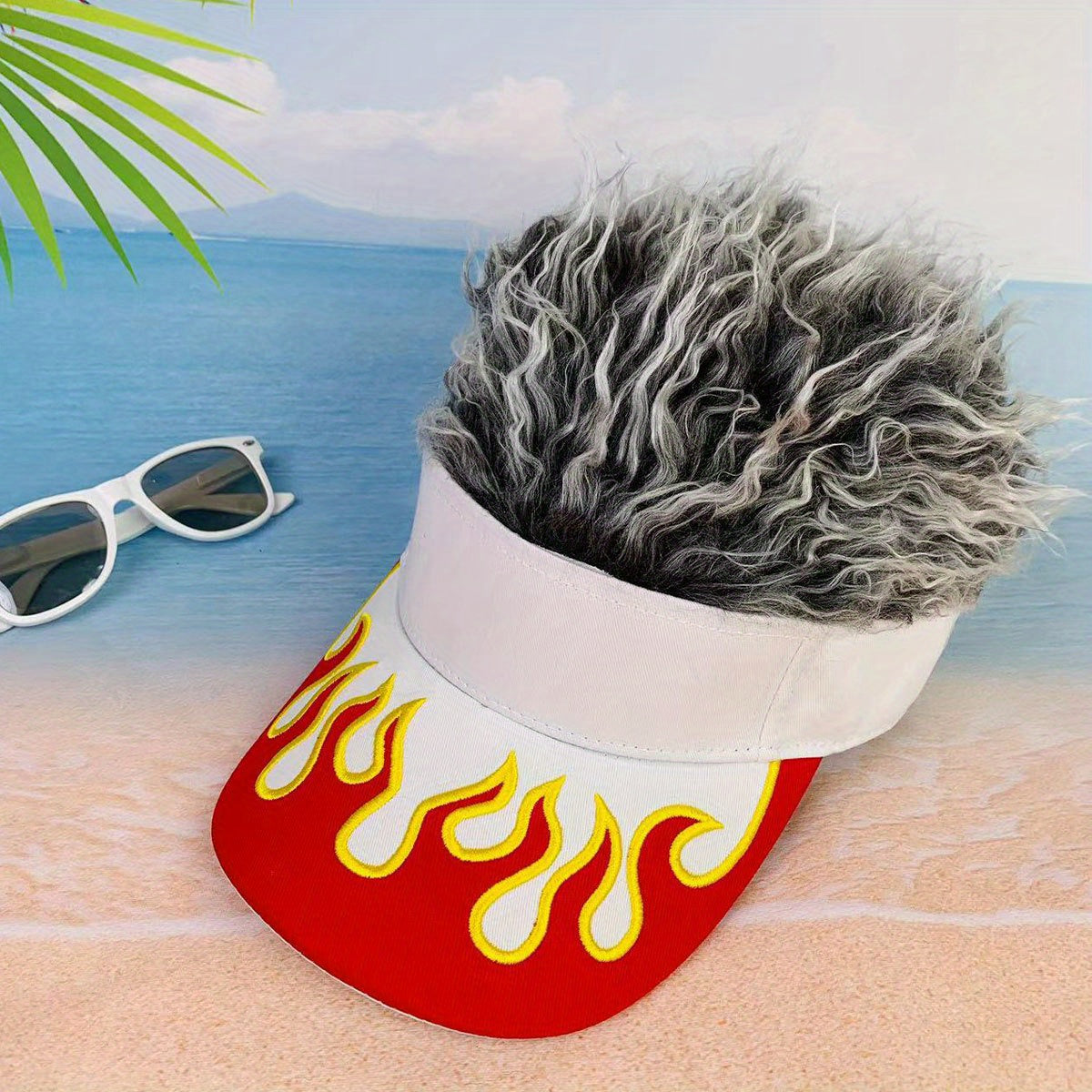 Kid's Sunshade Flame Baseball Cap Hand Wash