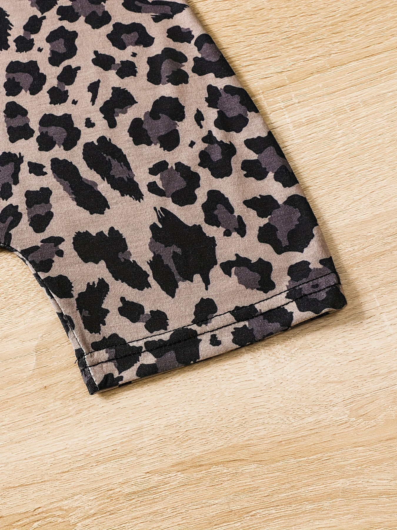 Toddler Girls Leopard Graphic Cami Rompers Kids Summer Clothes