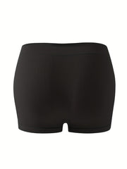 5pcs Seamless Boyshort Panties Comfortable Stretch Women's Lingerie