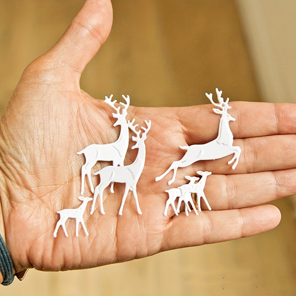 1pc Christmas Elk & Tree Metal Cutting Dies For Card Making DIY Scrapbooking