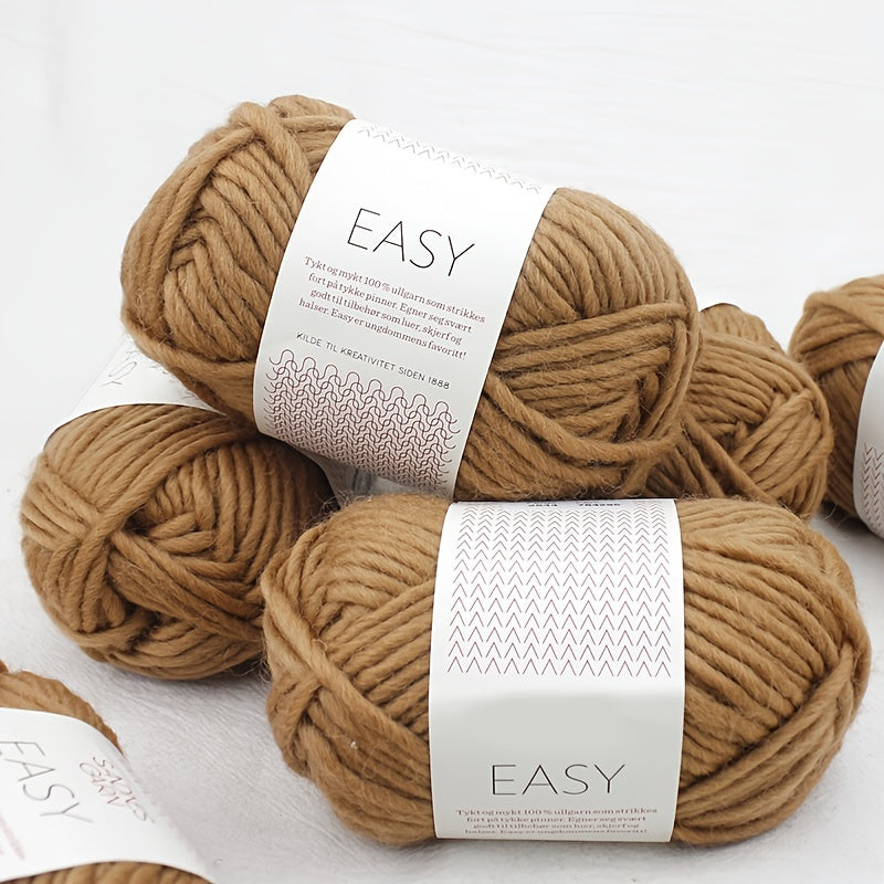 100% Wool Handknitting Yarn 50g for DIY Hat Scarf Sweaters