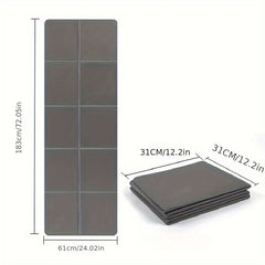 TPE Non-slip Yoga Mat Foldable Fitness Mat
