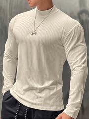 Men's Compression Long Sleeve T-shirt for Fitness Training