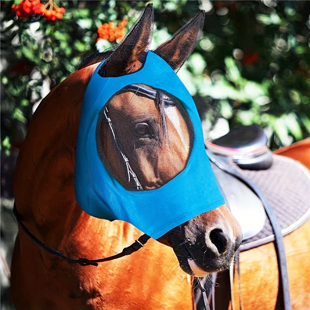 Durable Horse Fly Mask with Eyes and Ear Protection