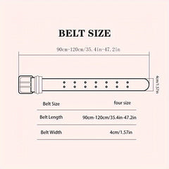 Casual Classic Men's Double Eyelet Belt 40 inches